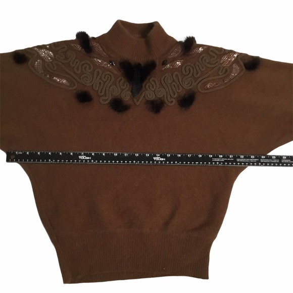 Vintage Erez Wool angora fur sweater - Picture 5 of 10